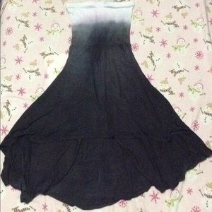 Tube High Low Flowy Dress